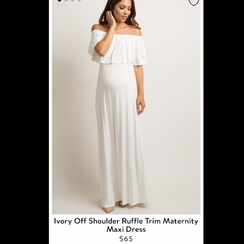 Pink blush maternity dress